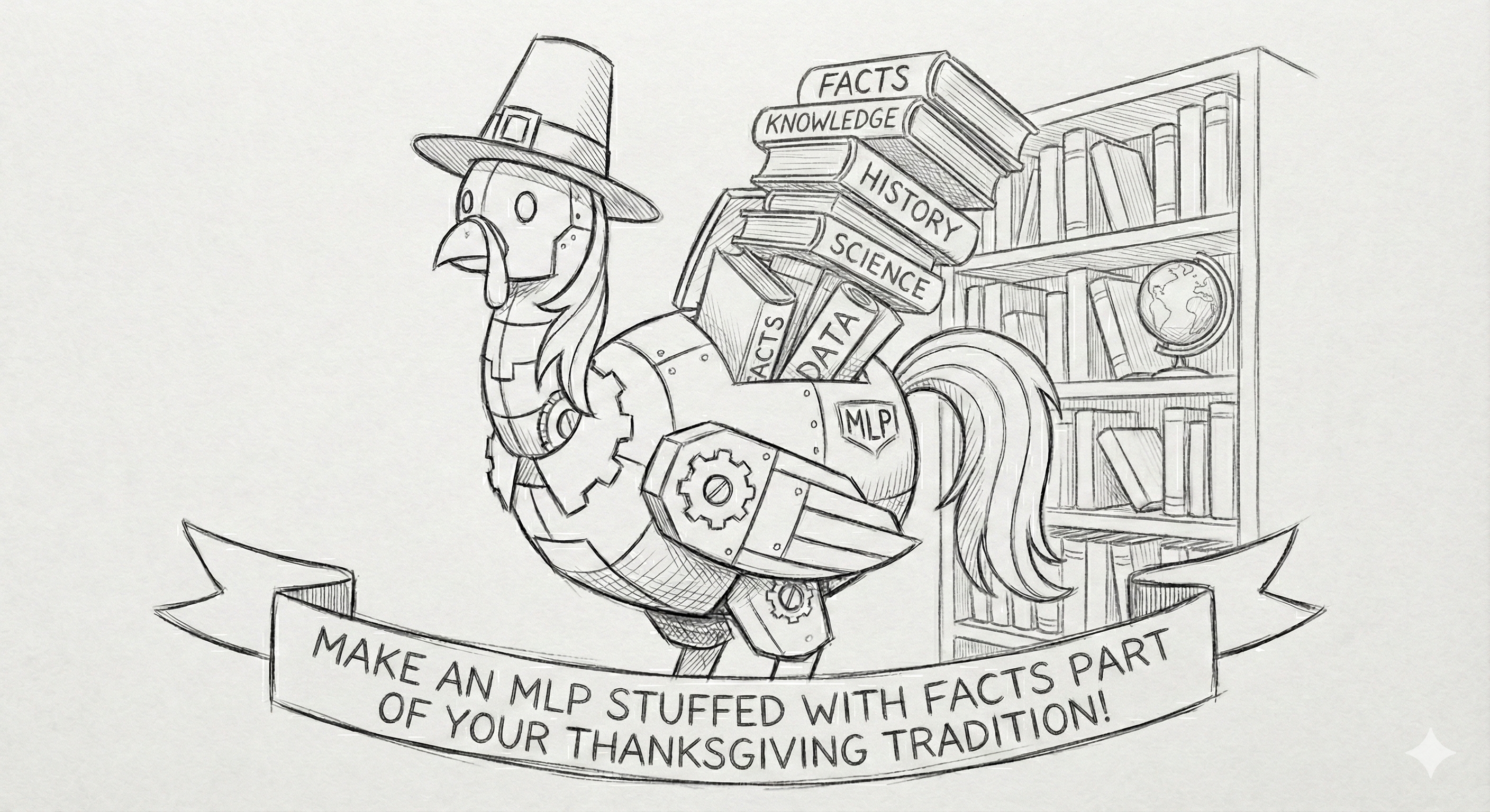 Illustration of MLP storing key-value mappings