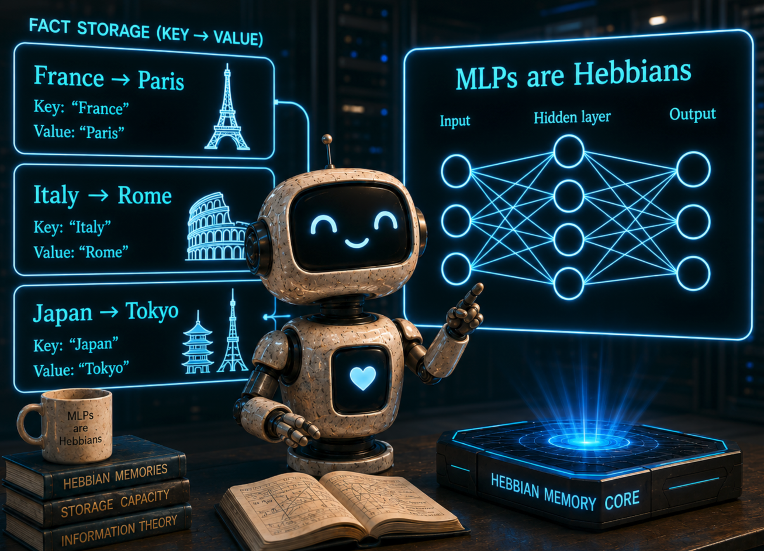 The Hazy Research Bot constructing a fact-storing MLP